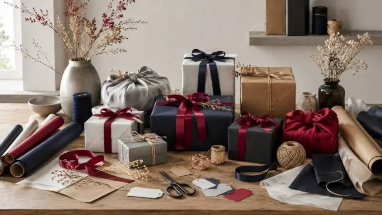 Stijlvolle cadeaus en cadeauverpakkingen met luxe inpakpapier, linten, cadeaukaartjes en duurzame verpakkingsmaterialen als inspiratie voor ieder geefmoment.