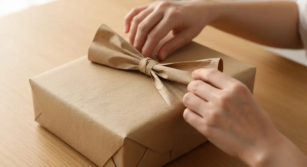 cadeaus inpakken zonder tape