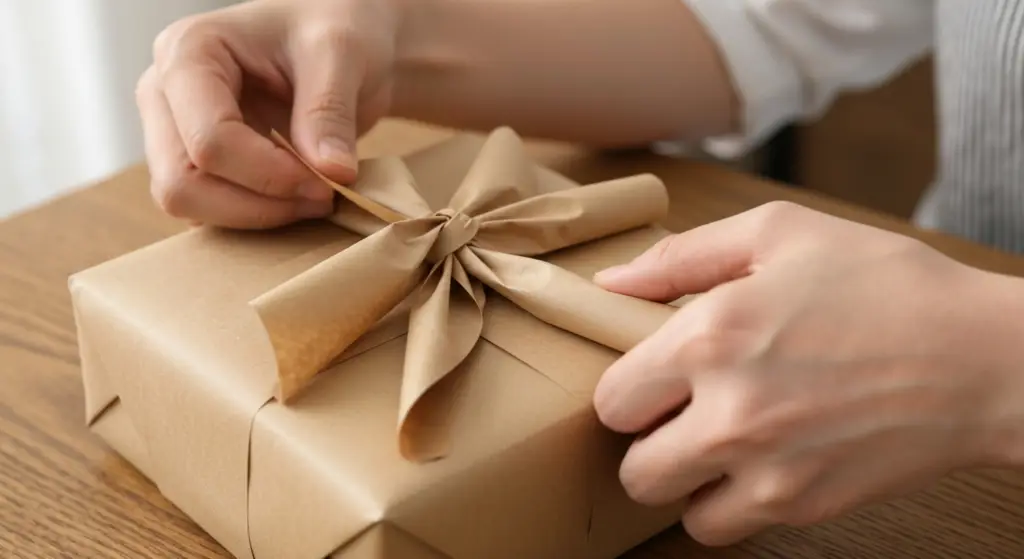 cadeaus inpakken zonder tape